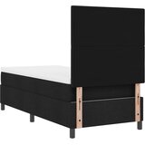  s opruga kutije s LED trakama Crna 80 x 200 cm tkanina | shoptok.hr