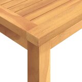  9-dijelni vrtni blagovaonski set od masivne tikovine Smeđa Dužina stola 200 cm | shoptok.hr