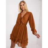 Och Bella Dress-TW-SK-BI-0761.92-light brown | Shoptok.si
