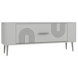 Hanah home tv polica Retrol2 white silver