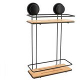 Tendance dvostruka vakum polica 25x12x38cm bambus/metal | ePonuda.com