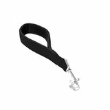 Duvo povodac za pse, kratak, nylon, 30/25cm, crni Cene