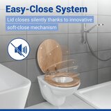 Wenko WC daska s automatskim zatvaranjem 37 x 43 cm Oak – | shoptok.hr