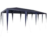 Šator za zabave Plava 800 x 400 x 266 cm Polietilen i čelik | shoptok.hr