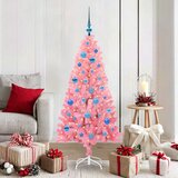 vidaXL Božićno drvce s 150 LED svjetlima Ružičasta 150 cm PVC | shoptok.hr