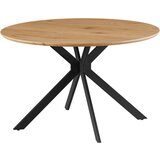 MID.YOU Jedilna Miza Levin, Barva Hrasta, Ø 120cm | Shoptok.si