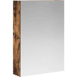  Kupaonski ormar s ogledalom Dimljeni hrast 50 x 14 5 x 70 cm | shoptok.hr