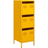 vidaXL Visoka omara gorčično rumena 39x35x103,5 cm jeklo | Shoptok.si