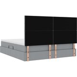  Postelja s shranjevanjem Svetlo siva 180 x 200 cm Umjetno usnje, (5000099657) | Shoptok.si