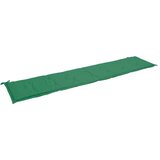  Jastuk za vrtnu klupu zeleni 200 x 50 x 3 cm od tkanine Oxford | shoptok.hr