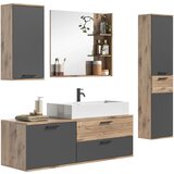 MID.YOU KOPALNICA siva, barve hrasta | Shoptok.si