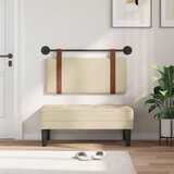  Držeće uzglavlje Zidne Krema 100 x 55 x 5 cm Antikni PU - Krema 90 cm bez LED | shoptok.hr