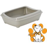 Moderna arist-O-Tray + Rim Medium Warm Gray, Otvoreni Toalet Sa Ramom, Sivi cene