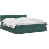  Krevet s od storage Tamnozelena 160 x 200 cm Baršun | shoptok.hr