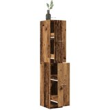 vidaXL Lekarniška omara starinski les 30x41x174,5 cm inženirski les Cene