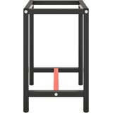  Okvir za radni stol mat crni i mat crveni 70x50x79 cm metalni | Eponuda.ba