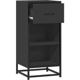 vidaXL Komoda crna 35,5 x 35 x 76 cm konstruirano drvo i metal | shoptok.hr
