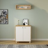 Woody Fashion nisa - L1186 oakwhite hall stand
