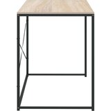  za računalo crni i boja hrasta 110x60x70 cm od iverice | shoptok.hr