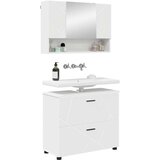 vidaXL Set namještaja za kupaonicu 2 pcs Bijelo 76.5 x 35 x 64 cm | shoptok.hr