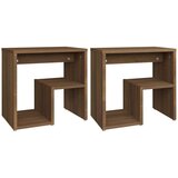 vidaXL noćni ormarići 2 kom smeđi hrast 40x30x40 cm konstruirano drvo Cijene