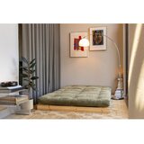 Karup Zelena raztegljiva sedežna garnitura iz rebrastega žameta 140 cm Roots – | Shoptok.si