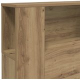  Uzglavlje s ormarićem boja hrasta 200x18,5x102,5 cm drveni | Eponuda.com