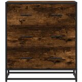 vidaXL Komoda boja hrasta 68x35x76 cm konstruirano drvo i metal | shoptok.hr