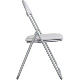  Sklopiva stolica 2 pcs Bijela i siva 48 x 43,5 x 81 cm | shoptok.hr