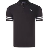 Dewberry T8585 MENS T-SHIRT-LIGHT BLACK-WHITE Cijene