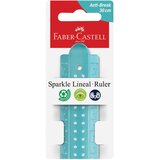  Ravnalo pvc 30 cm Sparkle Faber-Castell 172030 sort | Shoptok.si