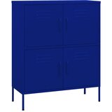Furnova Omara za shranjevanje mornarsko modra 80x35x101,5 cm jeklo, (21955962) | Shoptok.si