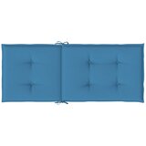 Jastuci za stolice 2 kom prošarano plavi 120x50x4 cm od tkanine | shoptok.hr
