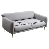Sevilla sklopiva sofa 98x85x214cm siva
