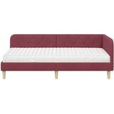 Kutni okvir kreveta Vinska crvena 100 x 200 cm tkanina | Eponuda.ba