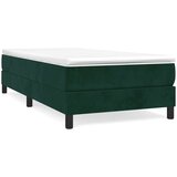 Box spring krevet s madracem tamnozeleni 80 x 200 cm baršunasti | shoptok.hr