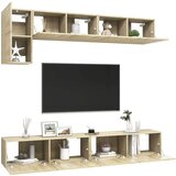  5-dijelni set TV ormarića boja hrasta sonome od iverice | shoptok.hr