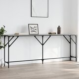  The Living Store Konzolna mizica siva sonoma 200x29x75 cm inženirski les - Konzolna Mizica, (21453416) Cene