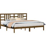  Okvir za krevet od masivne borovine boja meda 200 x 200 cm | shoptok.hr