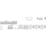 Monacor PA-6010Z, mešalni ojačevalnik, 10 zone | 600W / 100V - - Audio-Kondric | Shoptok.si