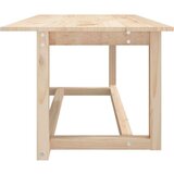 vidaXL Stolić za kavu 110 x 55 x 45 cm od masivne borovine | shoptok.hr
