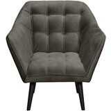 MID.YOU KOKTAJL FOTELJ, antracit tekstil, leseni material | Shoptok.si