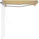  Automatska tenda na uvlačenje 3 5 x 2 5 m žuto-bijela | shoptok.hr