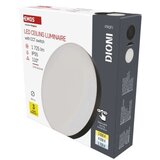  LED svetilo nadometno DIONI okroglo, črna, 15W, nastavljiva CCT | Shoptok.si