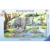 Ravensburger puzzle (slagalice) - bebe zivotinje u africi Cene