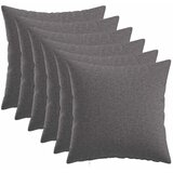  Presvlaka za jastuk 6 kom. HEERLEN Svjetlosiva 35 x 35 cm - Svjetlosiva 35 x 35 cm 6 | shoptok.hr
