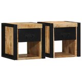  Noćni ormarići 2 kom 40x35x40 cm Puno grubo drvo Mango | shoptok.hr
