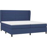  s oprugama i madracem plavi 200 x 200 cm od tkanine | shoptok.hr