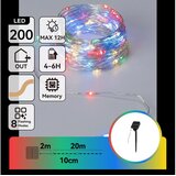 Aigostar LED solarni lanac 200xLED/8 režima 22m IP65 višebojni 800 mAh u
