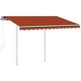  Automatska tenda na uvlačenje 3 5 x 2 5 m narančasto-smeđa | shoptok.hr